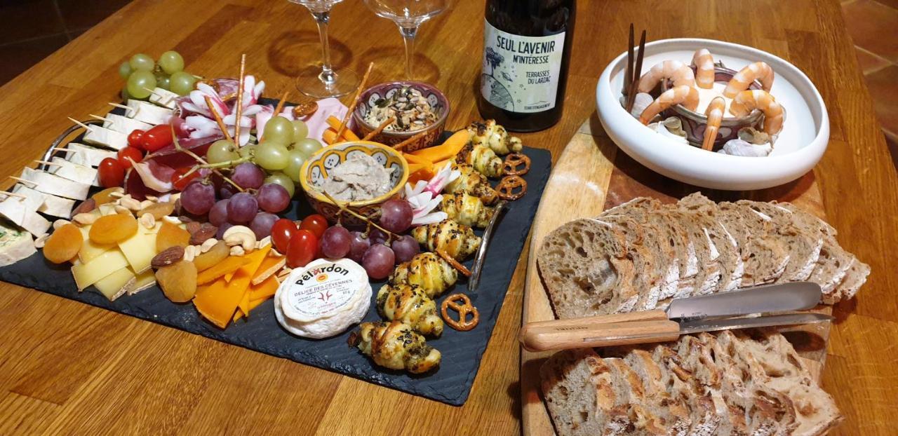 Charmante suite romantique avec cave à vin Cournonsec Extérieur photo